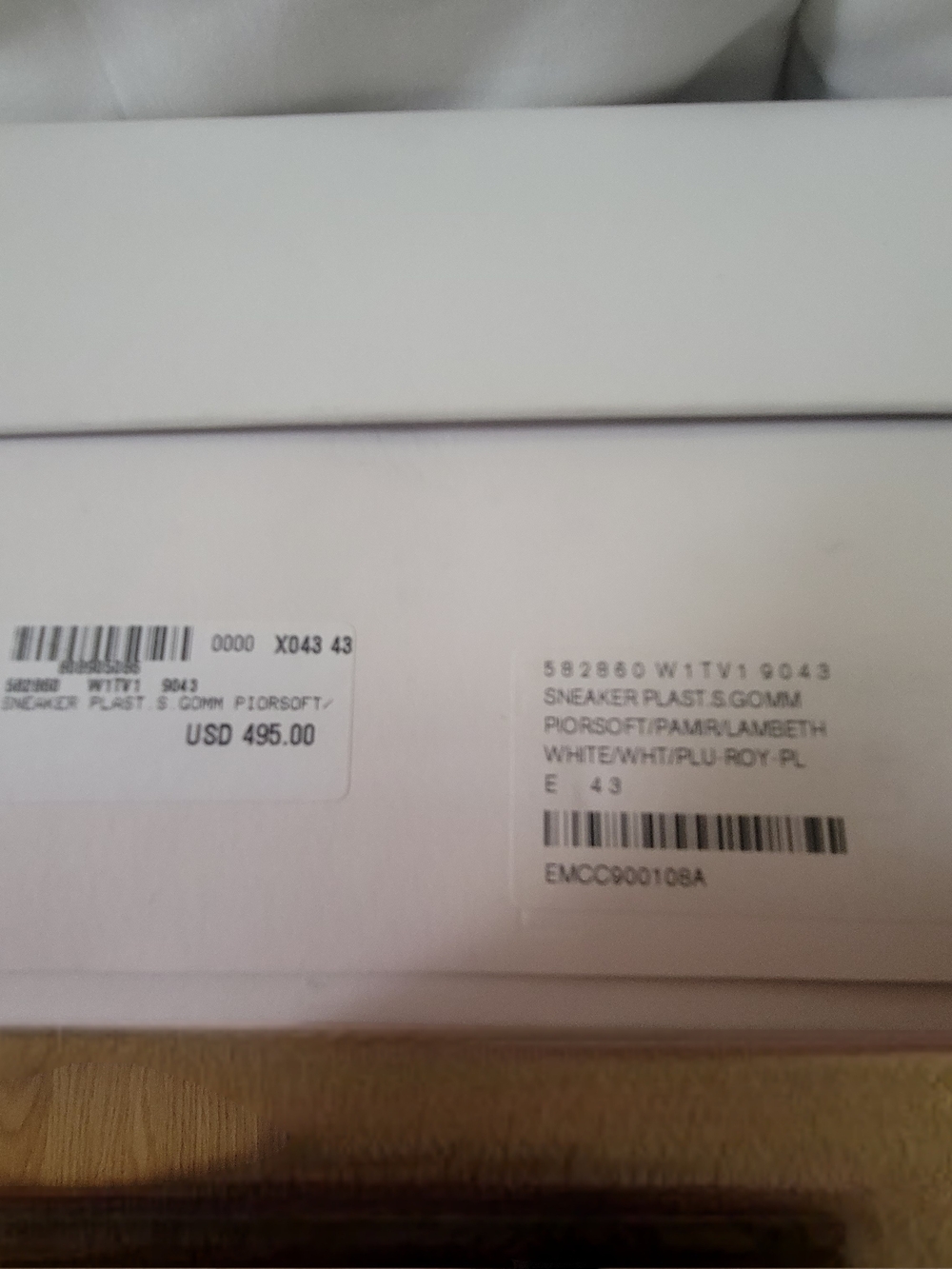 Stella McCartney White Leather Sneakers EU 43 US 10 Box Included - Picture 10 of 10